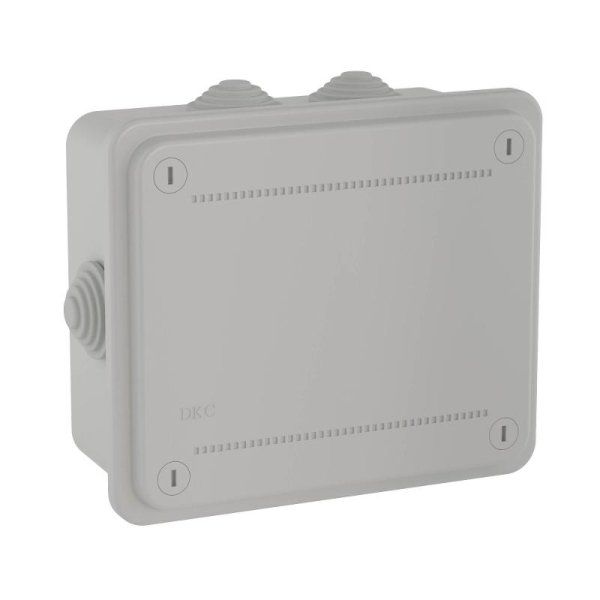 Коробка распределительная с кабельными вводами. IP55. 120х80х50мм | 53900 | DKC — фото