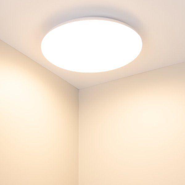 Светильник CL-FRISBEE-MOTION-R300-18W Warm3000 (WH, 180 deg, 230V) | 030162 | Arlight — фото