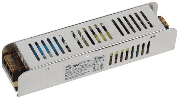 Блок питания  LP-LED 100W-IP20-12V-S | Б0061123 | ЭРА — фото