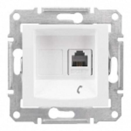 Sedna Белый Розетка ТЛФ 1-ая RJ11 | SDN4101121 | Schneider Electric — фото