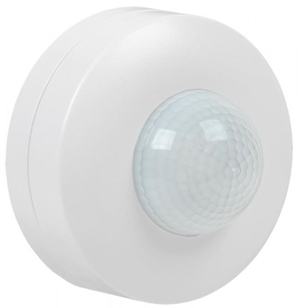 Датчик движения ДД 027 белый 1200Вт 360гр 12м IP20 | LDD11-027-1200-001 | IEK — фото
