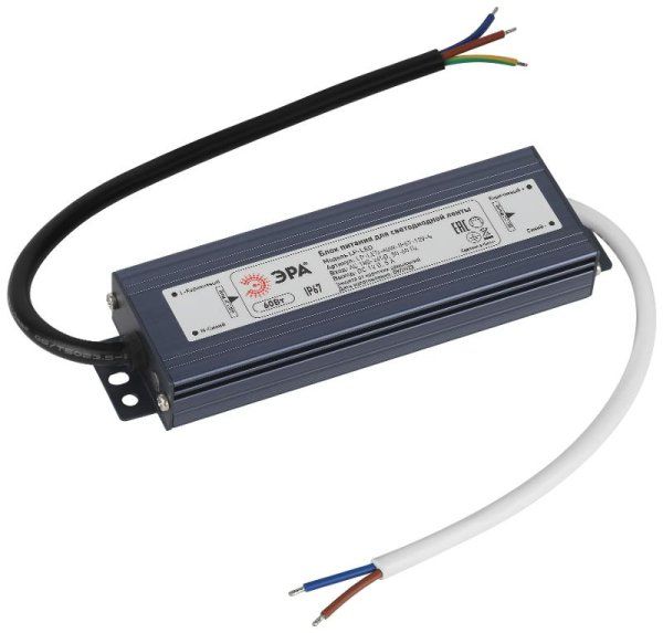 Блок питания  LP-LED 60W-IP67-12V-S | Б0061136 | ЭРА — фото