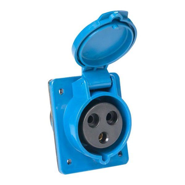 Розетка стационарная внутренняя 423 2Р+РЕ 32А 220В IP44 EKF PROxima | ps-423-32-220 | EKF — фото
