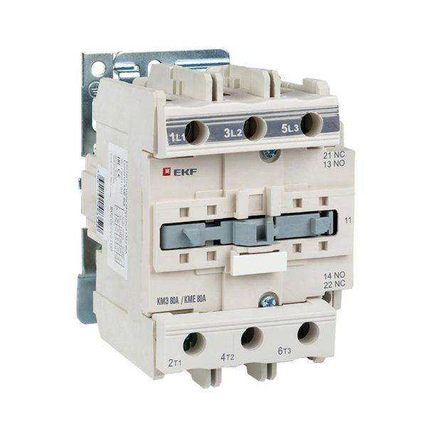 Контактор малогабаритный КМЭ 80А 220В NO+NC EKF PROxima | ctr-s-80-220 | EKF — фото