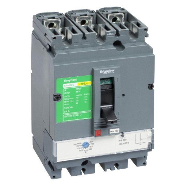 АВТ. ВЫКЛ. EasyPact CVS 100B 25kA 3P MA25 | LV510433 | Schneider Electric — фото