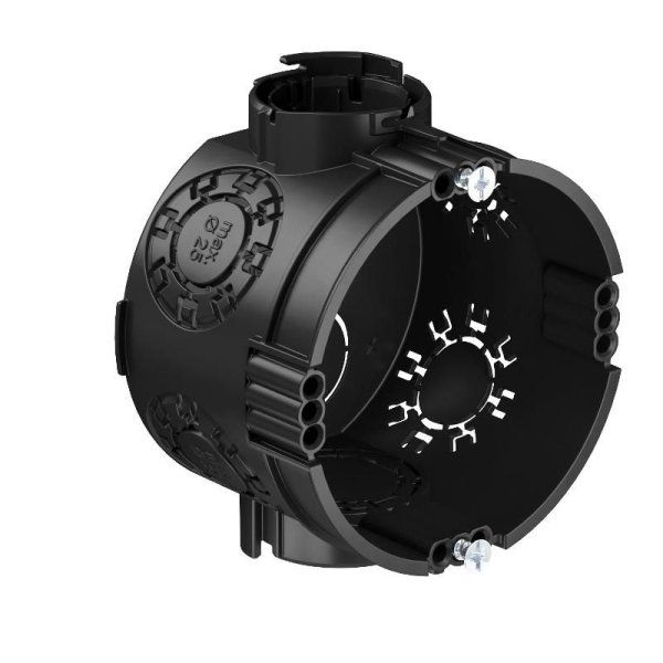 Коробка монтажная для сплошных стен 68(60)х46 мм, D60mm, H46mm, с винтами в комплекте, скрытая, 7вводов (UG 46-GS) | 2003701 | OBO Bettermann