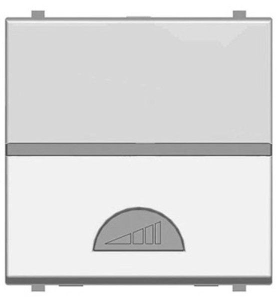 ABB Zenit Серебряный Светорегулятор нажимной 60-500W универсальный, (2 мод) | N2260.1 PL  | 2CLA226010N1301 | ABB — фото