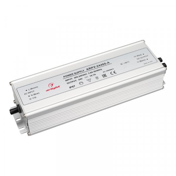 Блок питания ARPV-24400-A (24V, 16.7A, 400W) | 026456(1)  | Arlight — фото