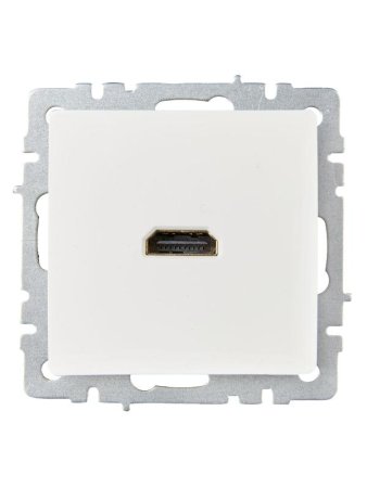 BRITE Розетка HDMI РHDMI-0-БрБ белый  | BR-H10-K01 | IEK — фото