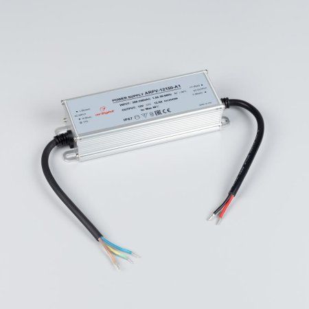Блок питания ARPV-12150-A1 (12V, 12.5A, 150W) (Arlight, IP67 Металл, 3 года) | 034206 | Arlight — фото