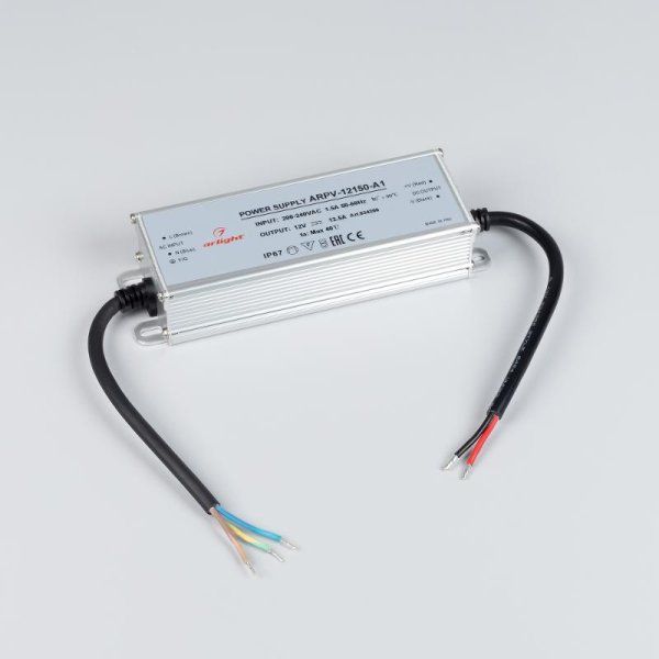 Блок питания ARPV-12150-A1 (12V, 12.5A, 150W) (Arlight, IP67 Металл, 3 года) | 034206 | Arlight — фото