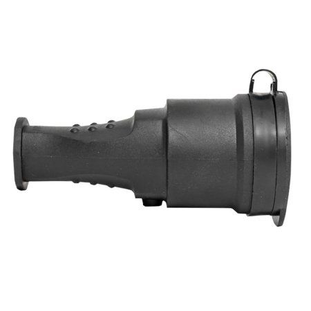 Розетка переносная с защитной крышкой каучуковая 230В 2P+PE 16A IP44 EKF PROxima | RPS-012-16-230-44 | EKF — фото