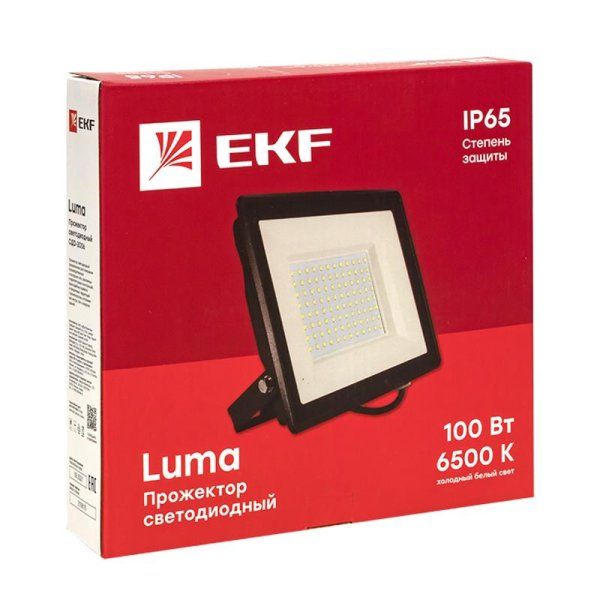 Прожектор светодиодный СДО-3006 100Вт 6500К IP65 EKF Basic | FLL-3006-100-6500 | EKF — фото