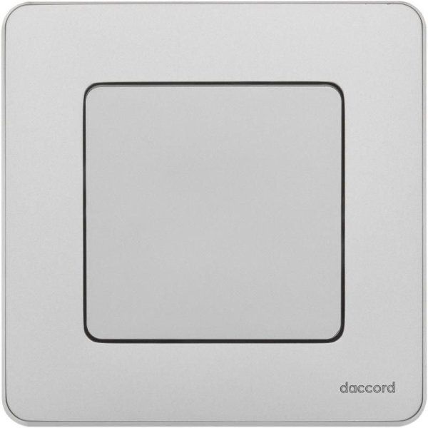 Inspiria Алюминий Переключатель проходной 1-клавишный С/У без рамки IP44 | 673672 | Legrand — фото