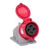 Розетка стационарная наружная 124 3Р+РЕ 32А 380В IP44 EKF PROXIMA | ps-124-32-380-PRO | EKF — фото