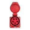 Розетка стационарная наружная 125 3Р+РЕ+N 32А 380В IP44 EKF PROxima | ps-125-32-380 | EKF — фото