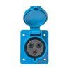 Розетка стационарная внутренняя 423 2Р+РЕ 32А 220В IP44 EKF PROxima | ps-423-32-220 | EKF — фото