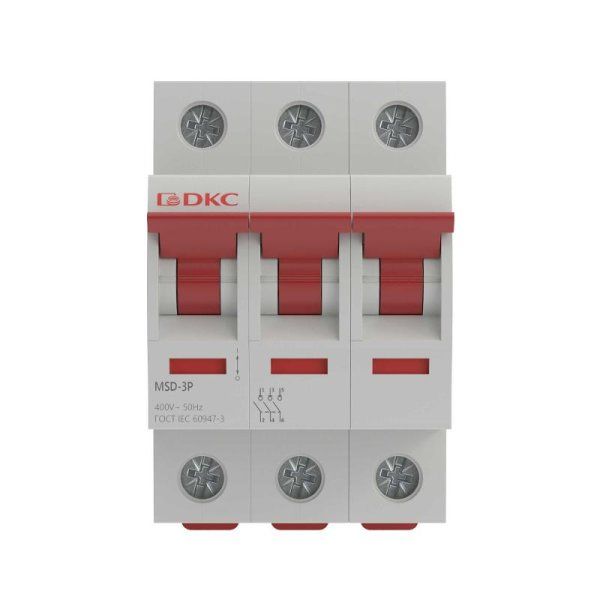 Выключатель нагрузки модульный YON max MSD 3п 40A | MSD-3P40 | DKC — фото