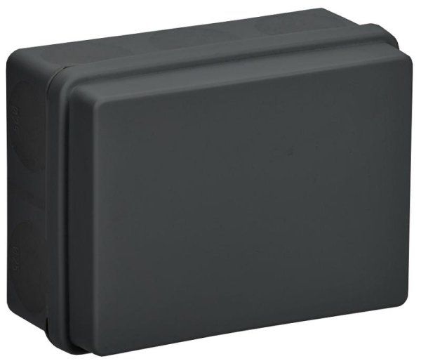 Коробка расп. КМ42441 о/п 150х110х70мм IP67 10вв. черная | UKO21-150-110-070-K02-66 | IEK — фото