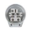 Разъем РШ-ВШ 32А 250В 2P+PE (ОУ) пластиковый бел. EKF PROxima | AS-250-O-01 | EKF — фото
