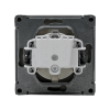 ArtGallery Белый Розетка с заземлением, со шторками, 16А, механизм | GAL000145 | SE — фото