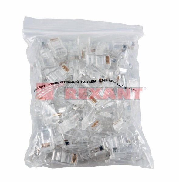 Разъем UTP RJ-45(8P8C), CAT 5e | 05-1021 | REXANT — фото