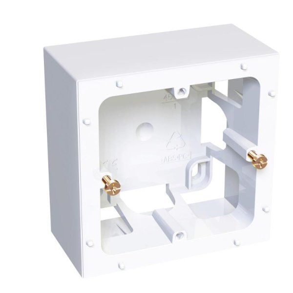КОРОБКА НАР.МОНТАЖА 1X45 H=40ММ R9003 | ALB44440 | Schneider Electric
