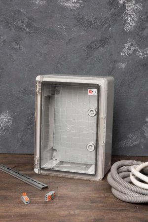 Щит пластиковый с монтажной платой прозрачная дверь (ВхШхГ) 350х250х150 мм IP65 PROxima | PBT65MP002 | EKF — фото