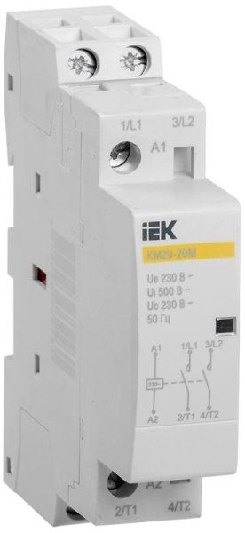 Контактор модульный КМ20-20М AC | MKK11-20-20 | IEK — фото