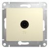 Glossa Бежевый TV Розетка одиночная 1DB | GSL000291 | SE — фото