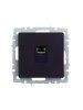 BRITE Розетка компьютерная RJ45 кат.5E РК10-БрЧ черный | BR-K10-1-K02 | IEK — фото