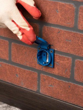Розетка 112 панельная скрытая с крышкой 2Р+PЕ 16А 220В IP44 EKF | ps-112-16-220 | EKF — фото