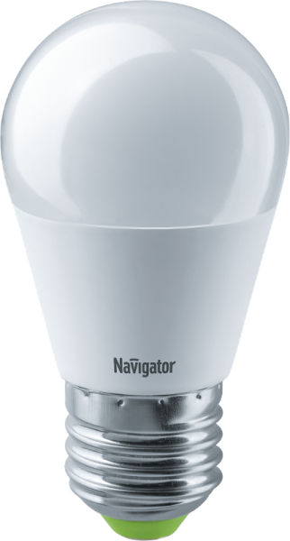 Лампа светодиодная LED 7Вт Е27 230В 4000К NLL-G45-7-230-4K-E27 шарик матовый | 94469 | Navigator