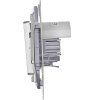 Inspiria Алюминий Переключатель проходной 1-клавишный С/У без рамки IP44 | 673672 | Legrand — фото