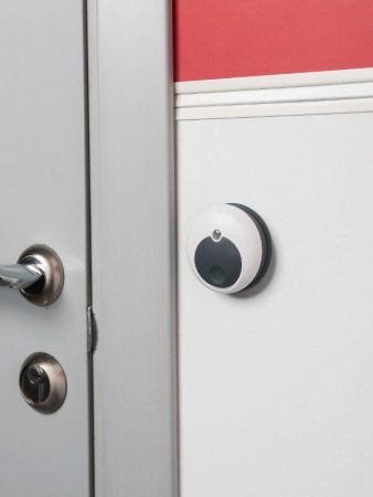 Звонок беспр. в розетку Powerself (230В, бел.-сер. 51 мелод. с индик. 4 ур.) EKF | DBS-003 | EKF — фото