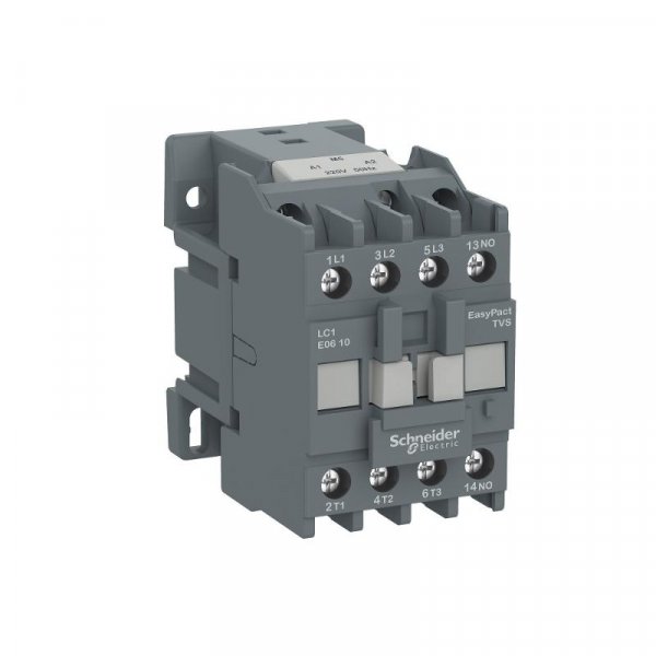 КОНТАКТОР TVS 1НО 6А 400В AC3 220В 50/60ГЦ | LC1E0610M7 | Schneider Electric