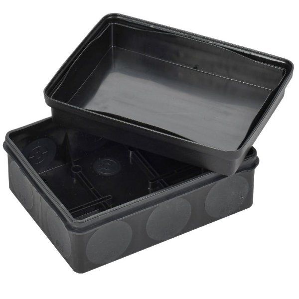 Коробка расп. КМ42441 о/п 150х110х70мм IP67 10вв. черная | UKO21-150-110-070-K02-66 | IEK — фото